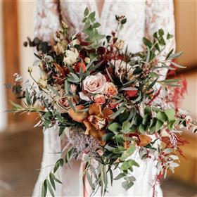fwthumbAutumnal bridal hand-tied bouquet in a loose and wild style Lilys Flowers Lightwater (1).jpg